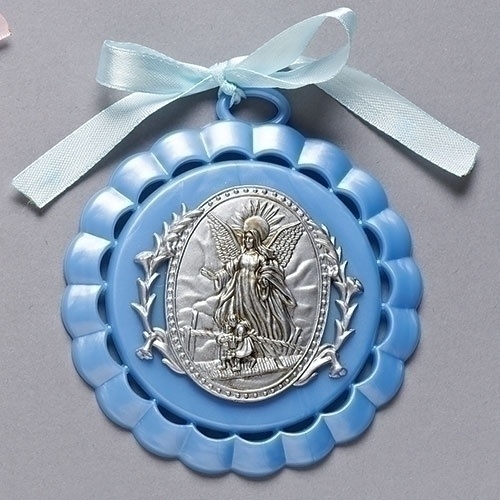 Guardian Angel Crib Medal (Color Variants) Plastic St