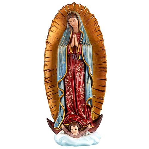 Our Lady Of Guadalupe Statue – 12 1/8 Inches – St. Anthony's Catholic ...