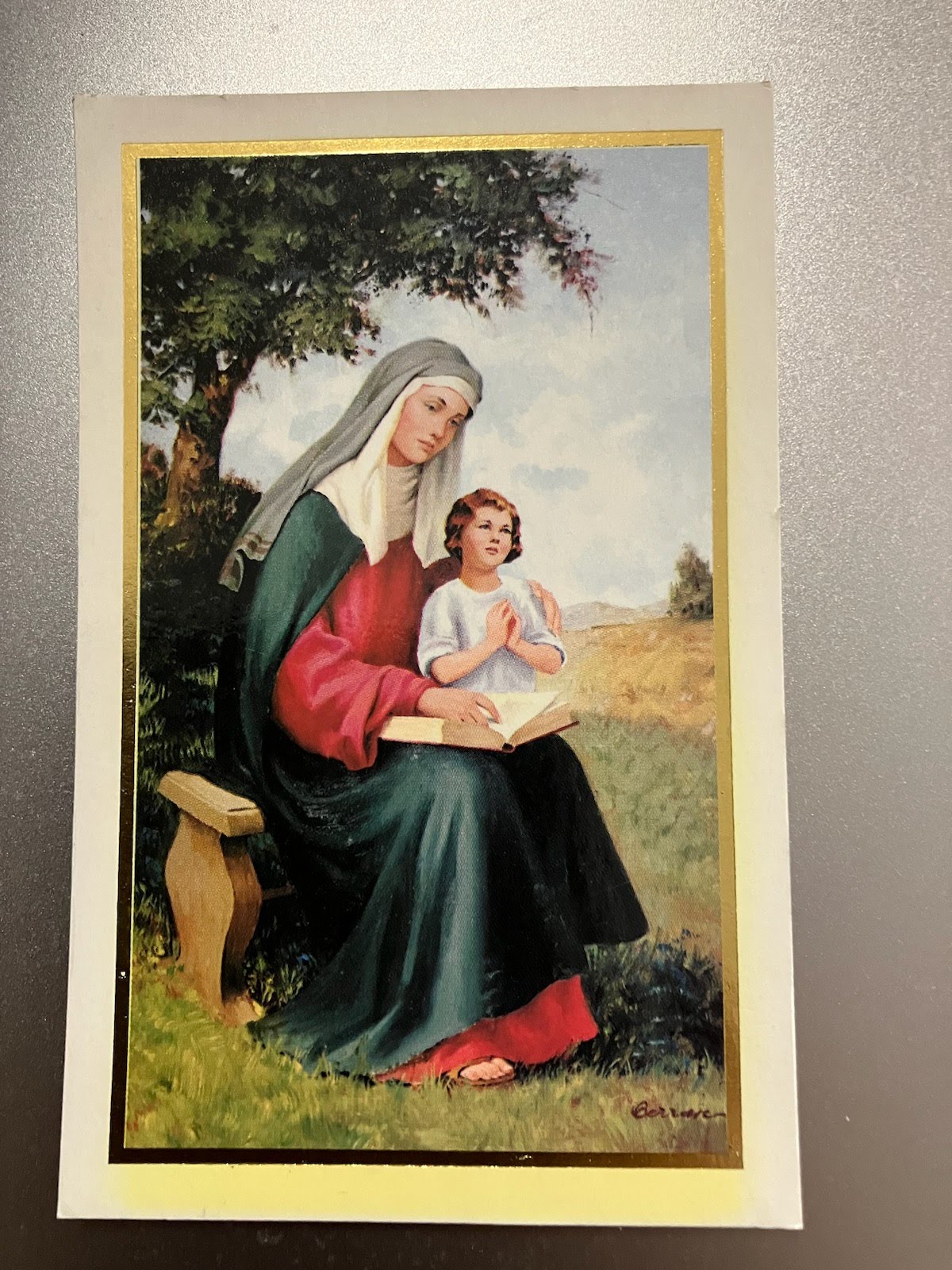 Prayer To St. Anne Holy Card – Laminated Or Paper – St. Anthony's ...